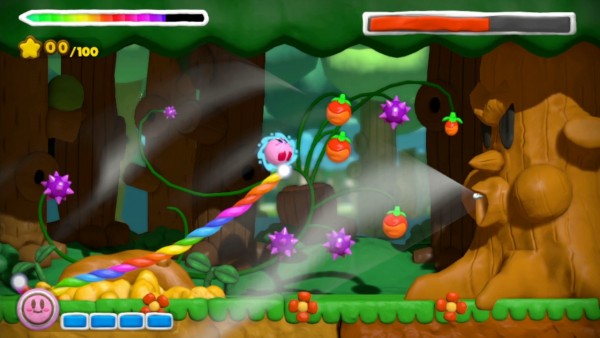 Kirby and the Rainbow Paintbrush screenshot