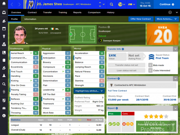 Football Manager 2016 screenshot